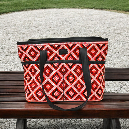 Artisan Chic Tote (Red)