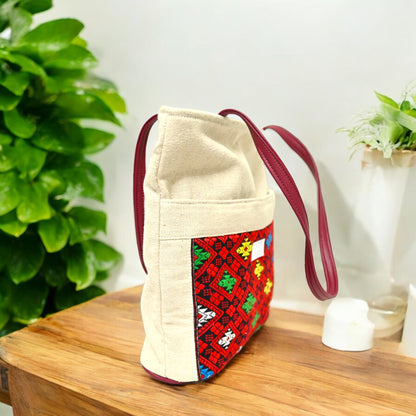 Artisan Spectrum Tote Red