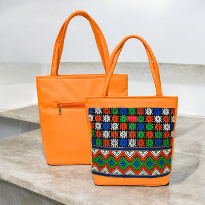 Colorful Citrus Tote (orange)