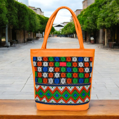 Colorful Citrus Tote (orange)