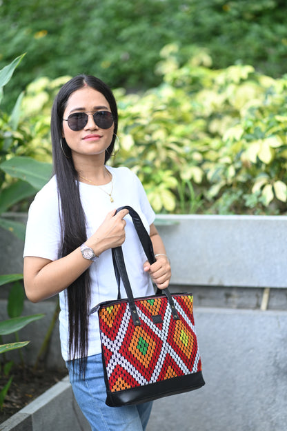 Colorful Heritage Tote (black)