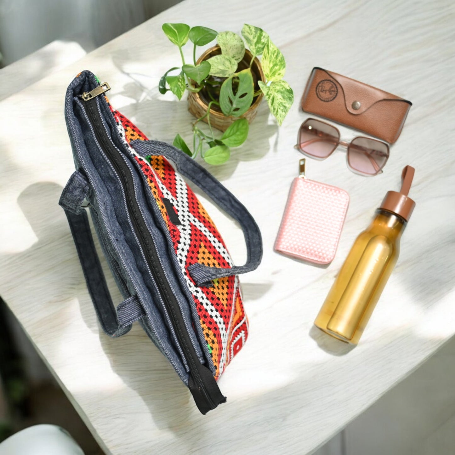 Colorful Heritage Tote (black)