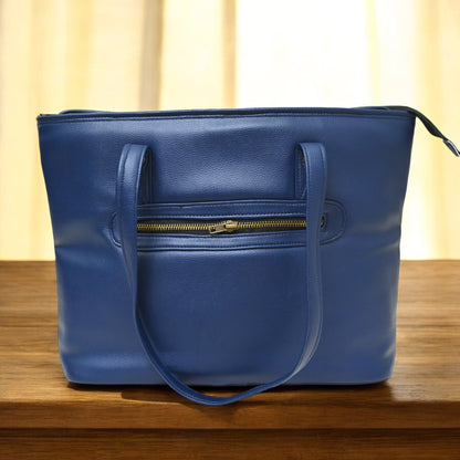 Colorful Oasis Tote (Blue 2)