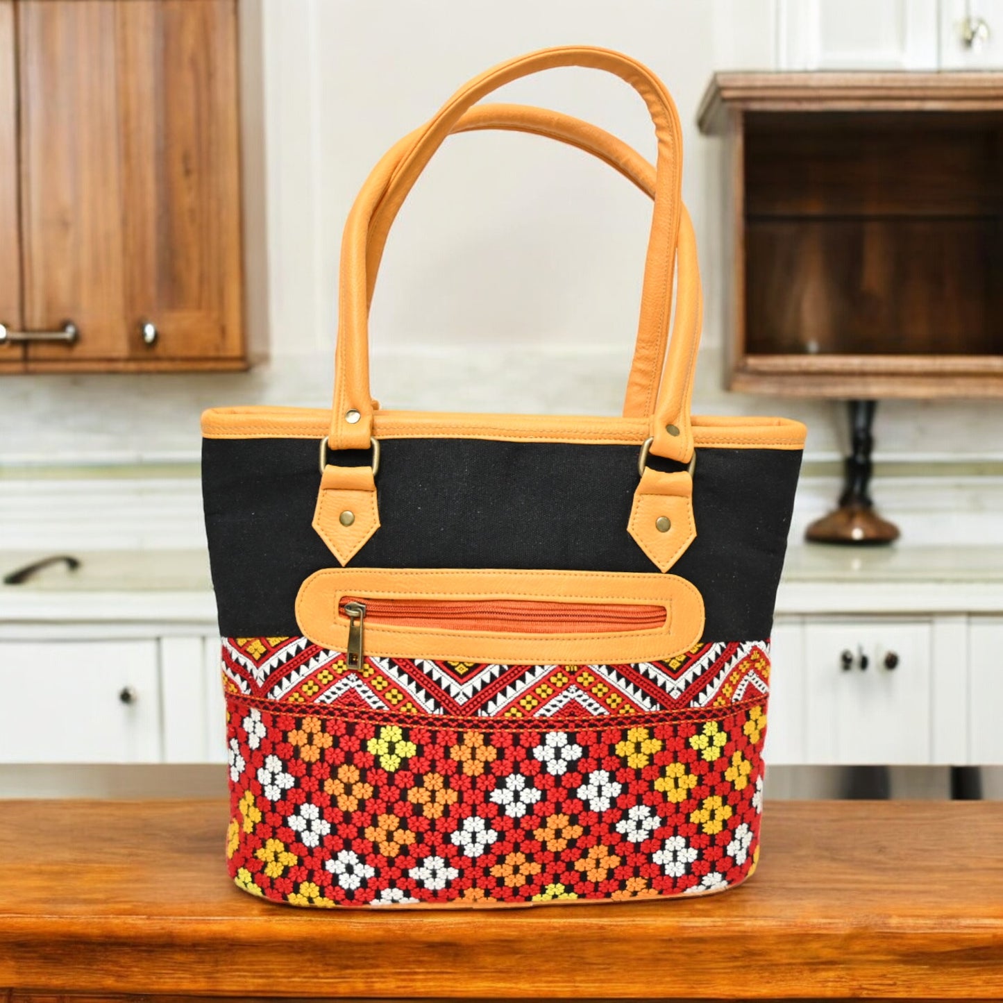 Floral Fusion Tote