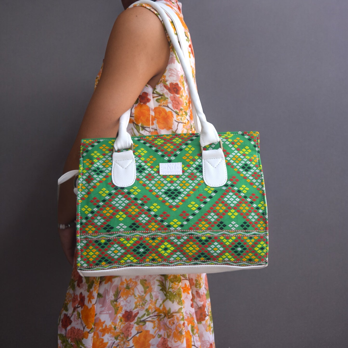 Green Leaf Satchel