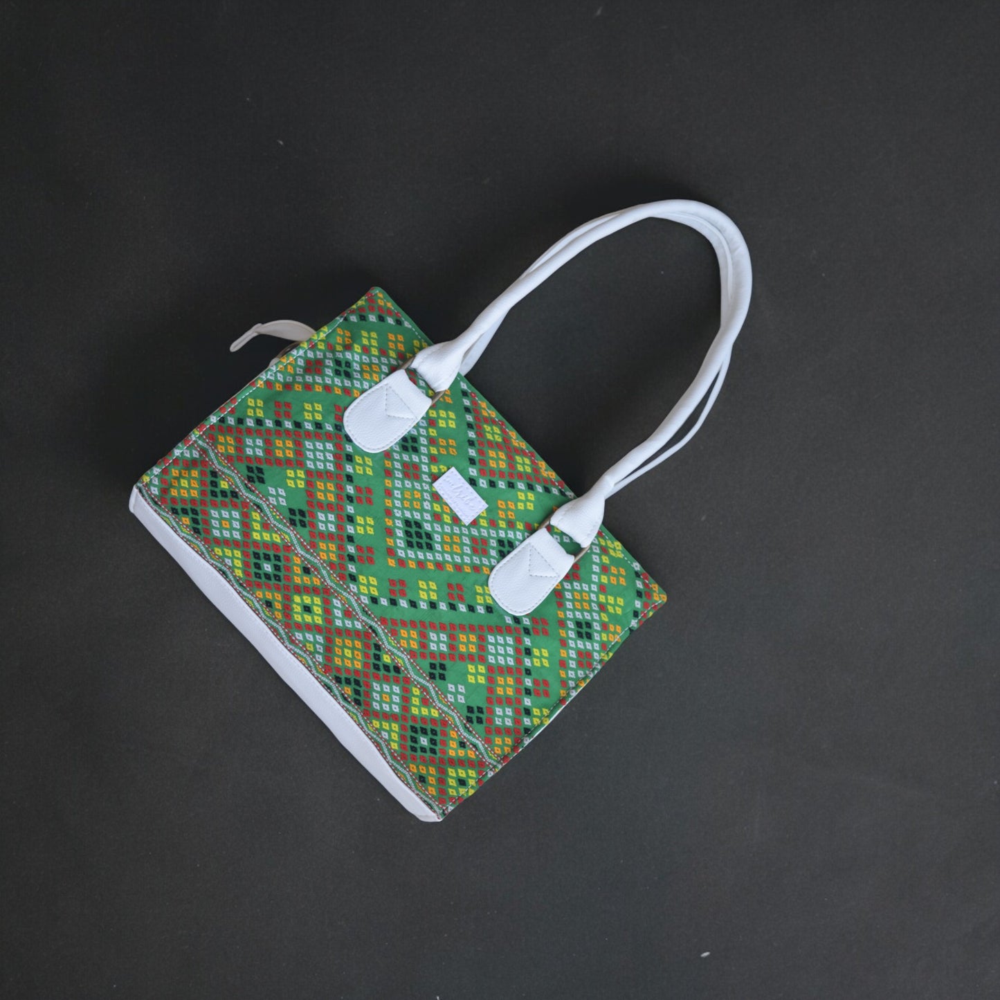 Green Leaf Satchel