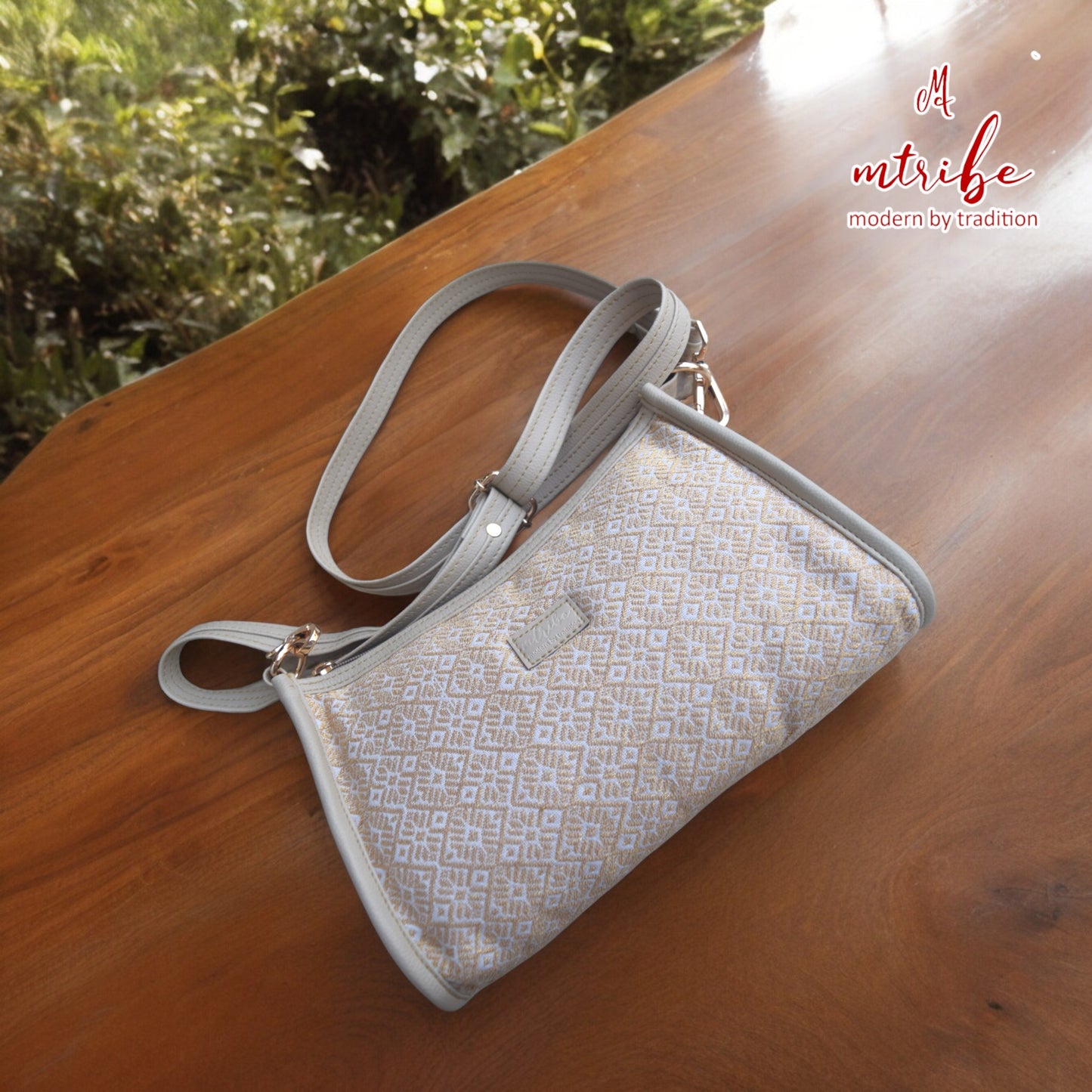 Ivory elegance Sling Bag