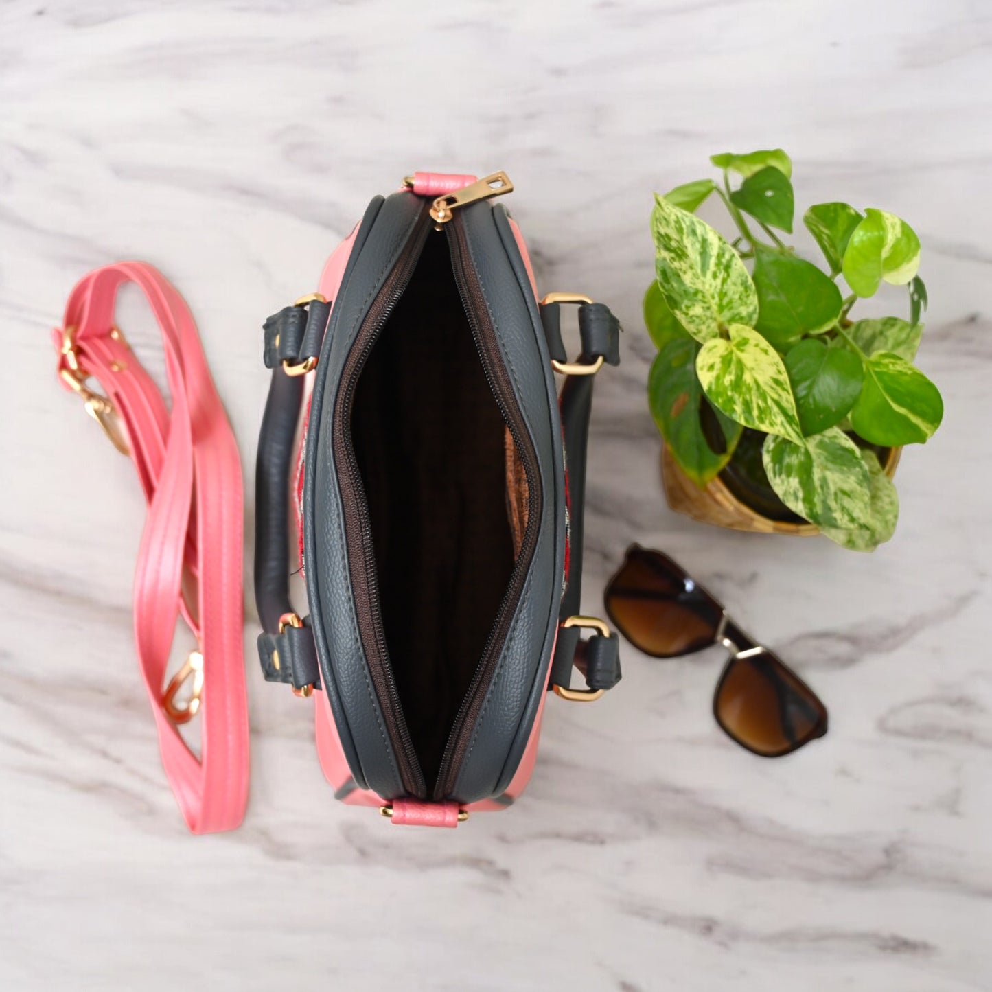 Pink Prism Handbag