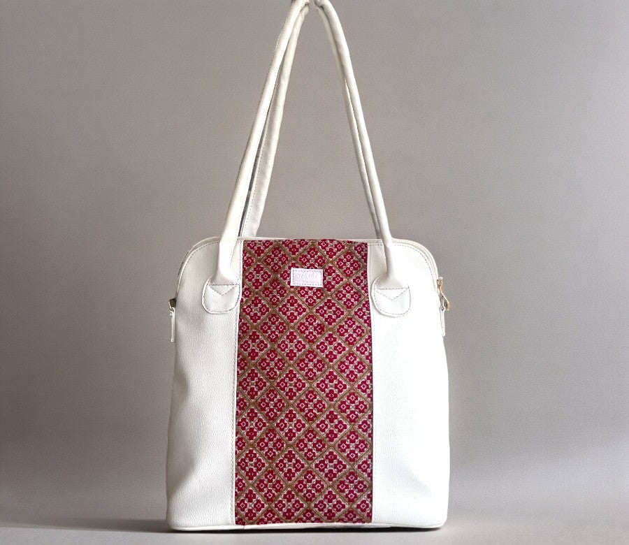 "Ivory Luxe" Office handbag