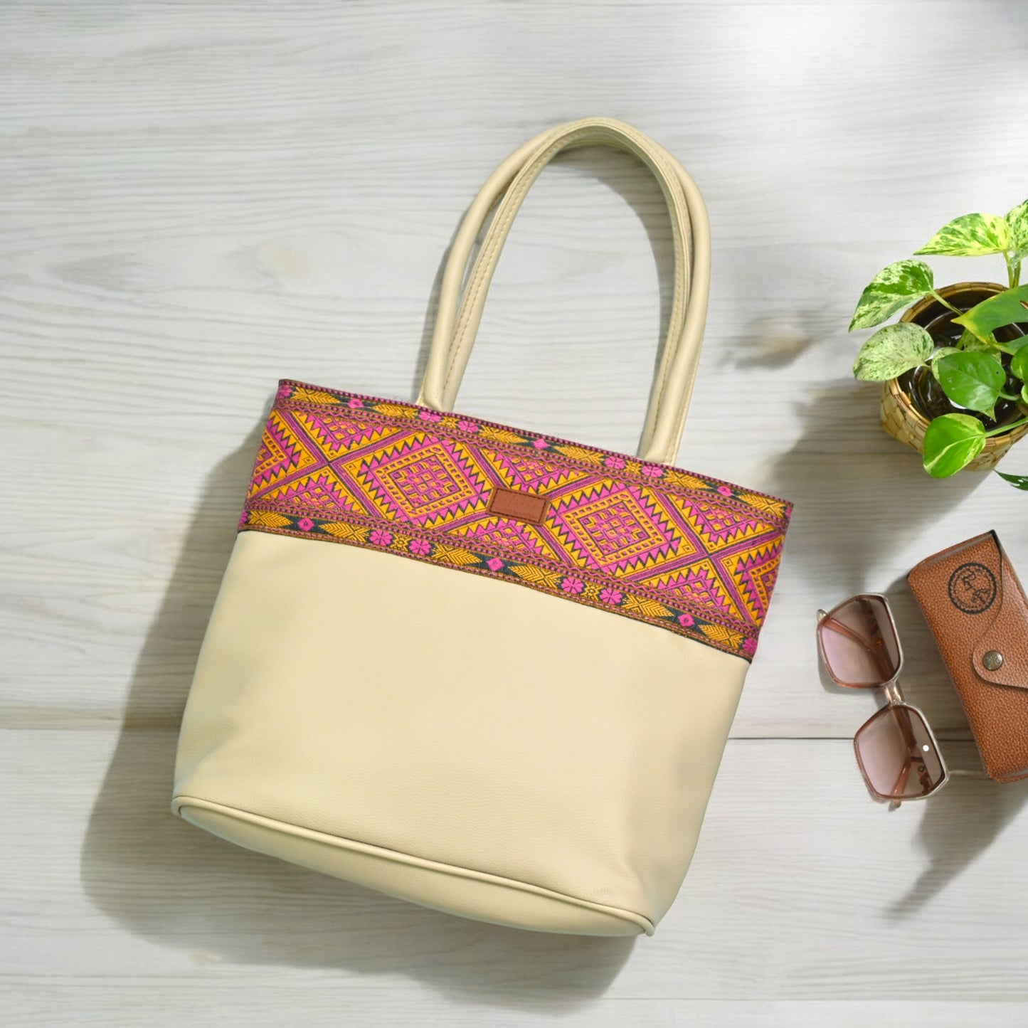 The Opulent Tribal Elegance Regular Handbag Tote”