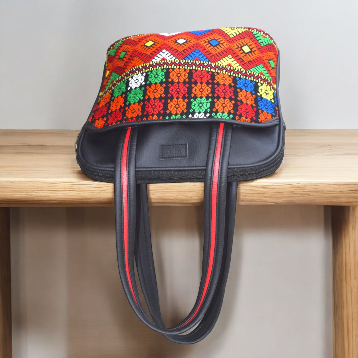 Vibrant Artisan Satchel