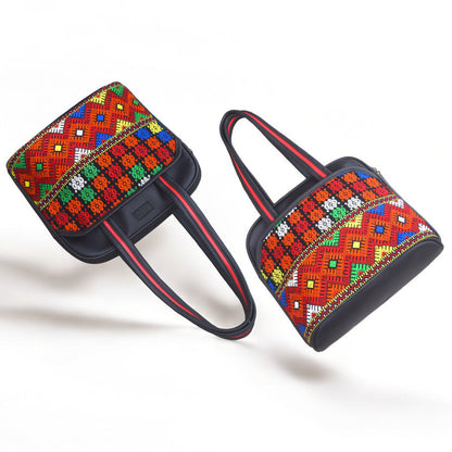 Vibrant Artisan Satchel