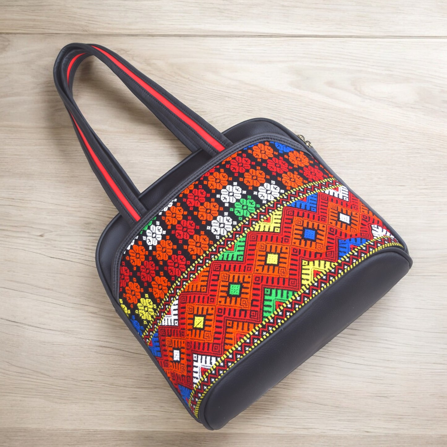 Vibrant Artisan Satchel