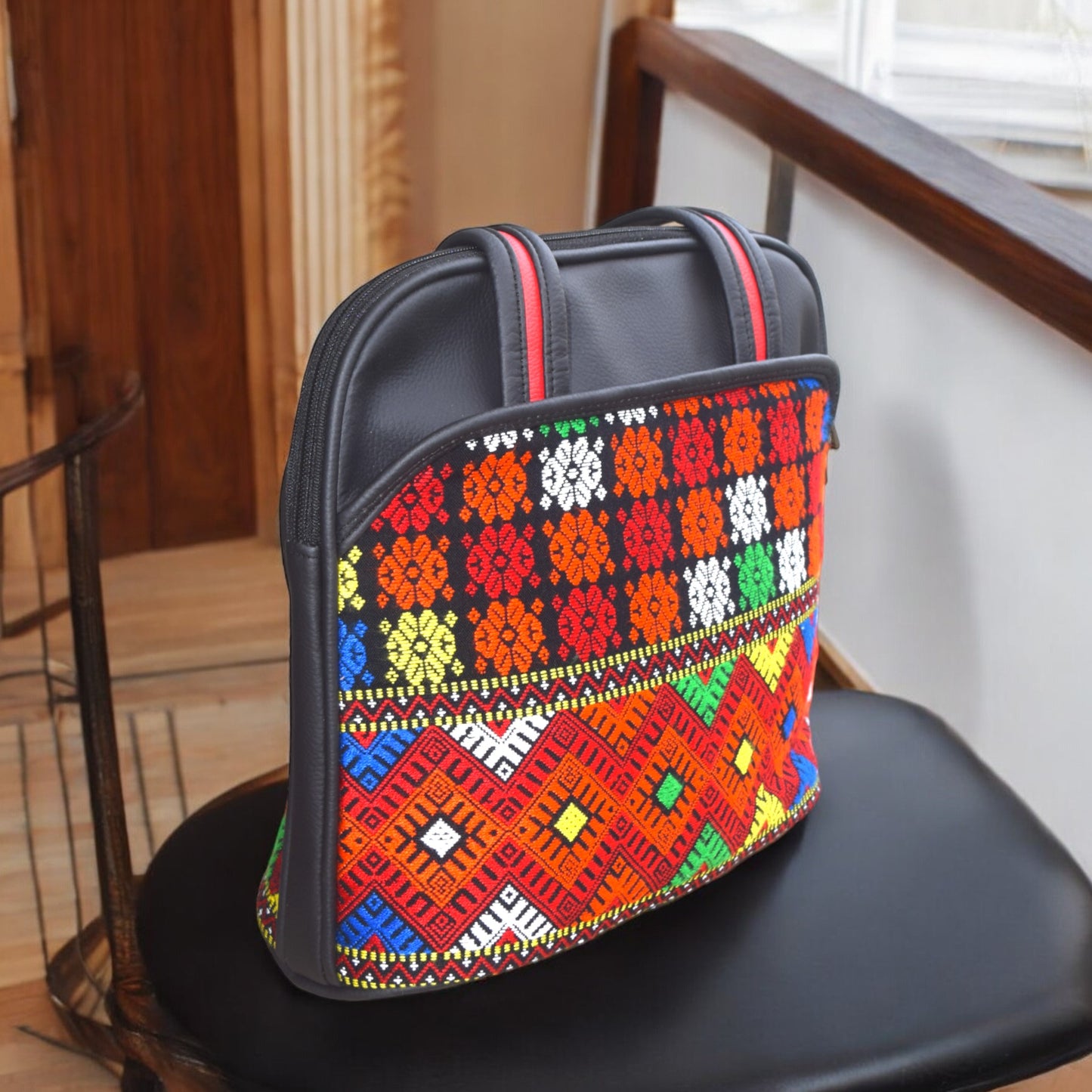 Vibrant Artisan Satchel