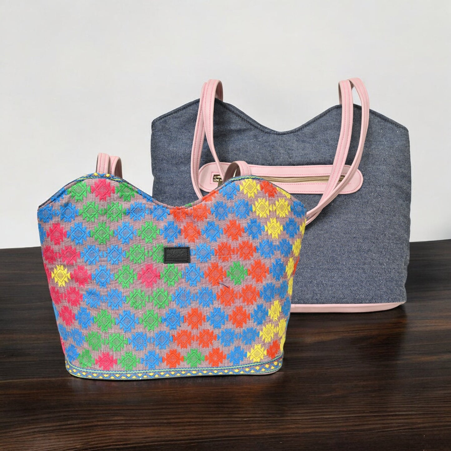 Vibrant Weave Tote