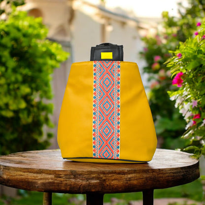 Vibrant Yellow Backpack