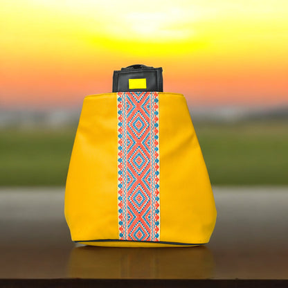 Vibrant Yellow Backpack