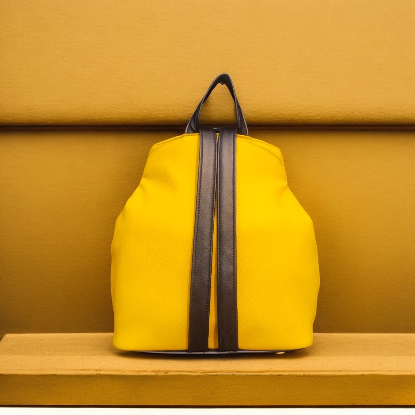 Vibrant Yellow Backpack