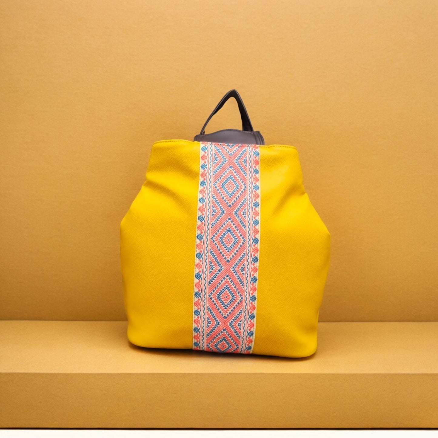 Vibrant Yellow Backpack